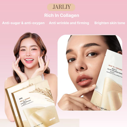 Rice 70 + Ceramide Glow Collagen Mask - Jarliy